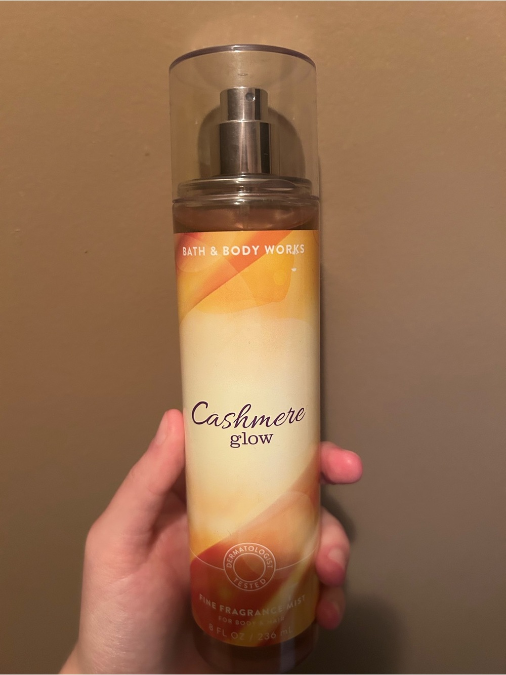 Bath & Body Works Cashmere Glow Fragrance Mist - Cream & Gold Tones